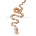 best selling newly punk serpentine fancy snake shape stud animal earring